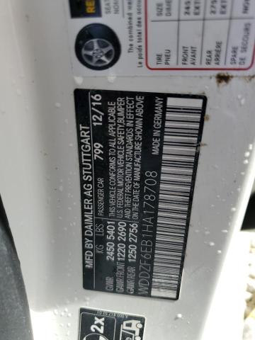 2017 MERCEDES-BENZ E 43 4MATI WDDZF6EB1HA178708