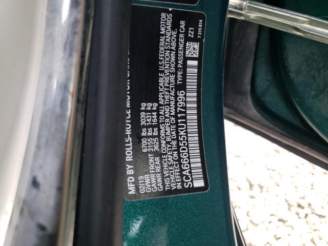 2019 ROLLS-ROYCE DAWN SCA666D55KU117996