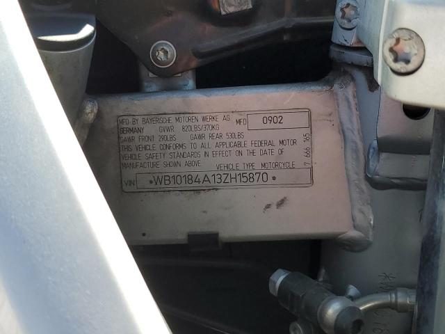 2003 BMW F650 CS WB10184A13ZH15870