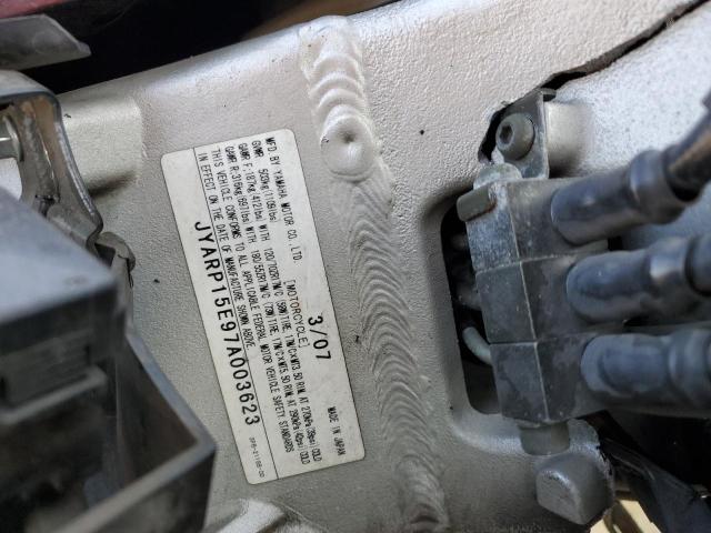 2007 YAMAHA FJR1300 JYARP15E97A003623
