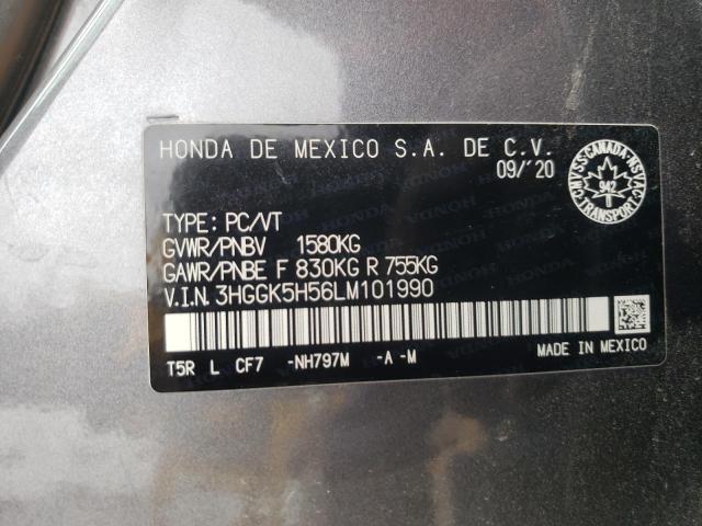 2020 HONDA FIT LX - 3HGGK5H56LM101990