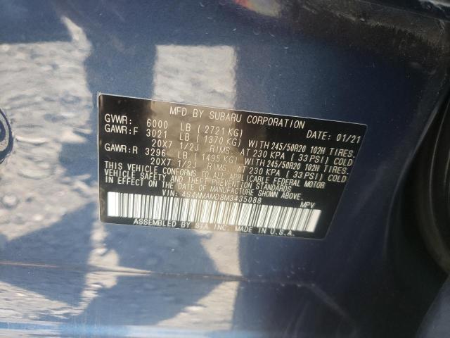 4S4WMAMD8M3435088 Subaru Ascent Limited