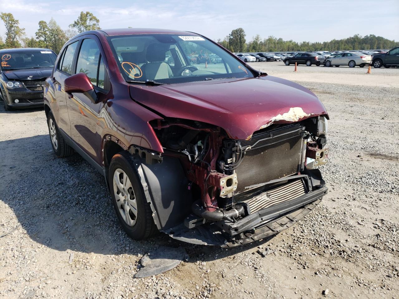 2016 Chevrolet Trax Ls VIN: 3GNCJKSB4GL139797 Lot: 62279832