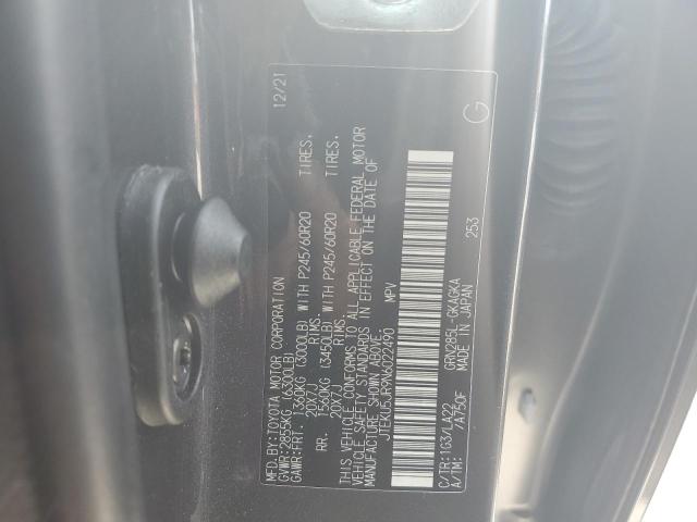 2022 TOYOTA 4RUNNER LI JTEKU5JR9N6022490