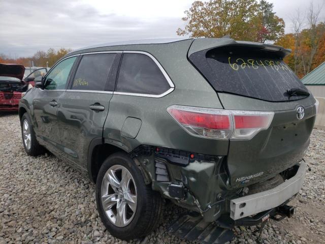 VIN 5TDDKRFH6ES070541 2014 Toyota Highlander, Limited no.3