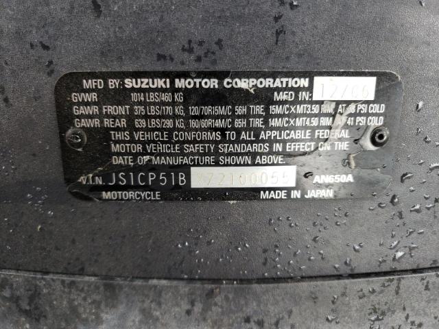2007 SUZUKI AN650 A JS1CP51BX72100055