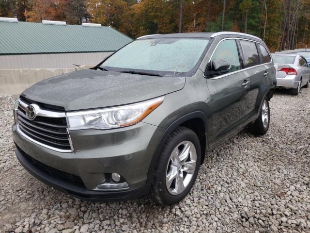 VIN 5TDDKRFH6ES070541 2014 Toyota Highlander, Limited no.2