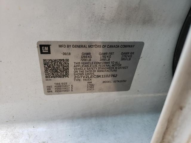 2019 GMC SIERRA LIM 2GTV2LEC5K1102762