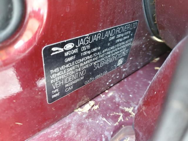 2017 JAGUAR XF SAJBR4BV0HCY33629