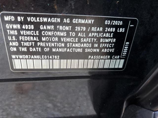 2020 VOLKSWAGEN ARTEON SEL WVWDR7AN6LE014762