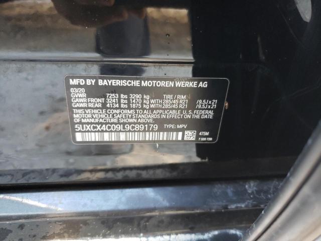 2020 BMW X7 XDRIVE5 5UXCX4C09L9C89179
