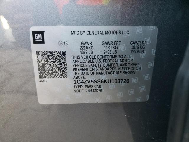 2019 BUICK LACROSSE A 1G4ZV5SS6KU103726