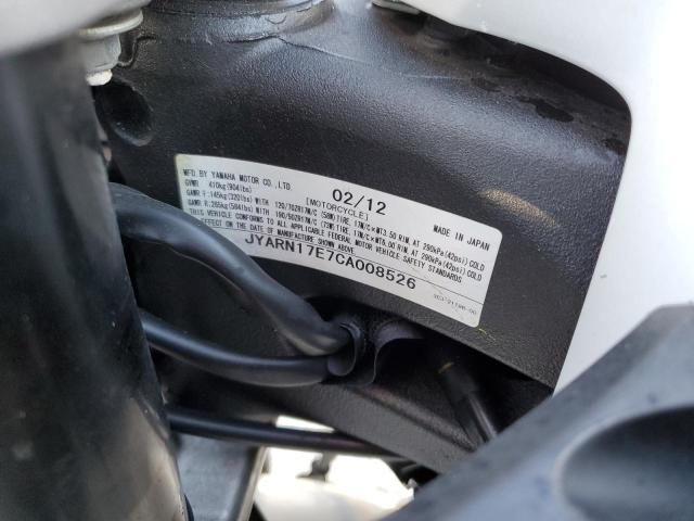 2012 YAMAHA FZ1 S JYARN17E7CA008526