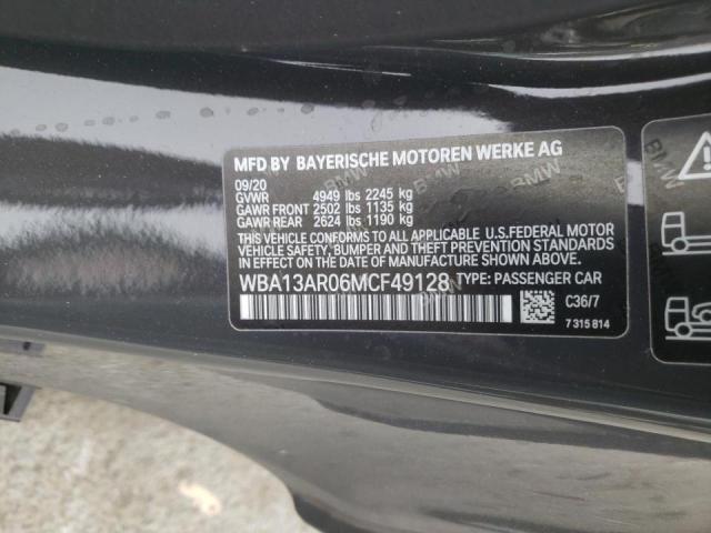 2021 BMW M440XI WBA13AR06MCF49128