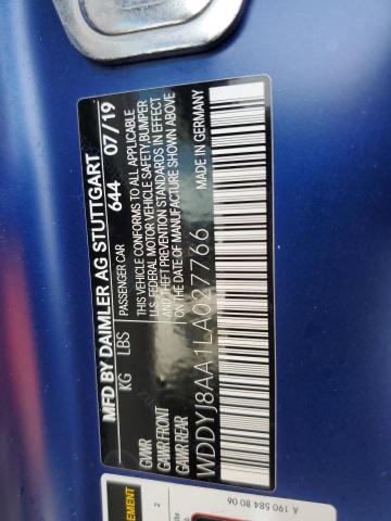 2020 MERCEDES-BENZ AMG GT C WDDYJ8AA1LA027766