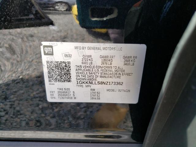 2022 GMC ACADIA AT4 1GKKNLLS8NZ173362