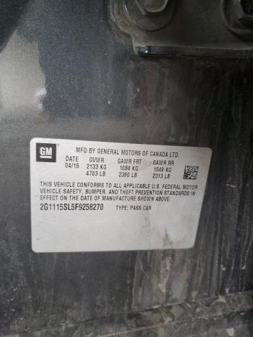 2015 CHEVROLET IMPALA LT - 2G1115SL5F9258270