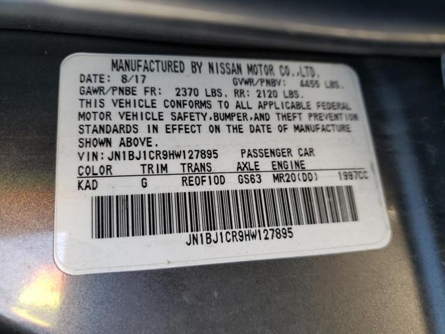 JN1BJ1CR9HW127895 Nissan Rogue Sport S
