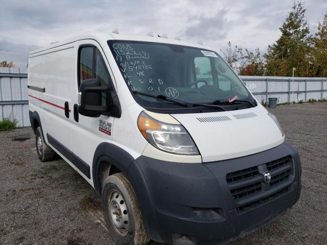 Salvage cars for sale from Copart Bowmanville, ON: 2017 Dodge RAM Promaster