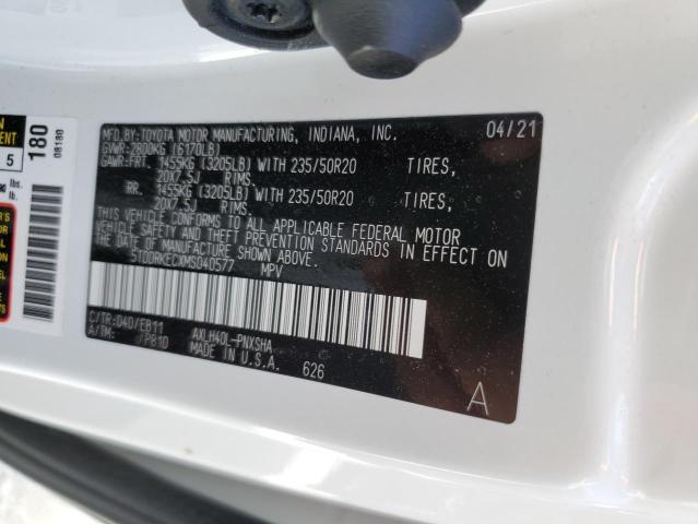 2021 TOYOTA SIENNA XSE - 5TDDRKECXMS040577