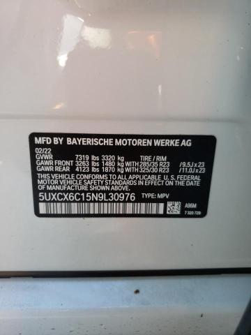 2022 BMW X7 ALPINA 5UXCX6C15N9L30976