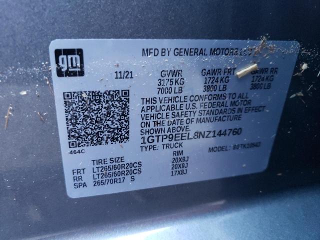 2022 GMC SIERRA LIM 1GTP9EEL8NZ144760