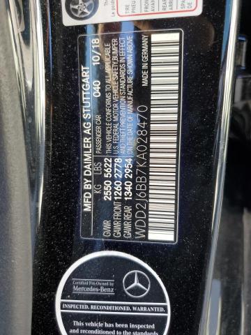 2019 MERCEDES-BENZ CLS AMG 53 WDD2J6BB7KA028470