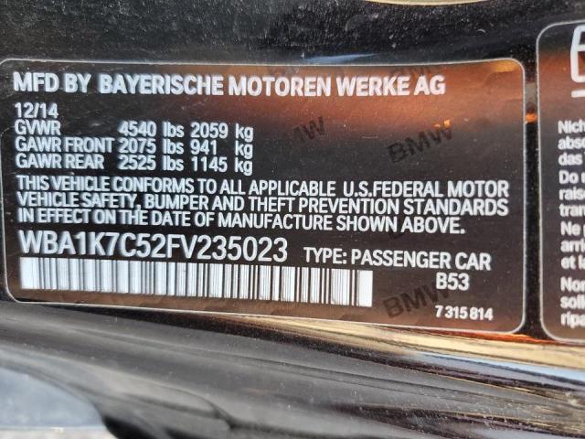 2015 BMW 228 XI WBA1K7C52FV235023