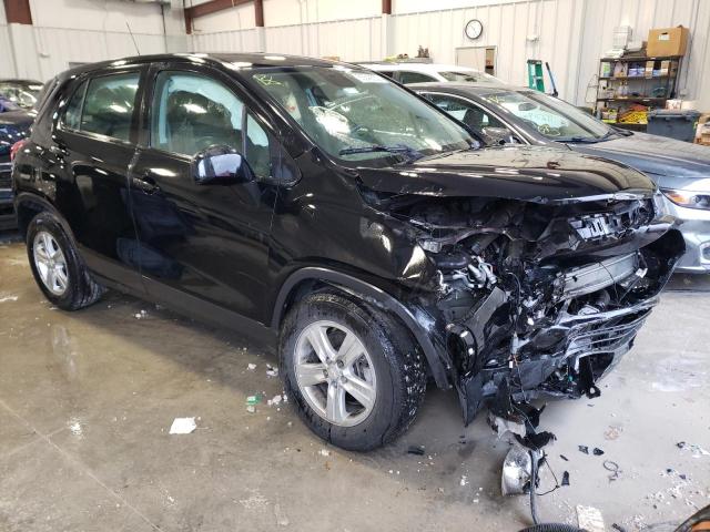 Salvage cars for sale at Franklin, WI auction: 2020 Chevrolet Trax LS