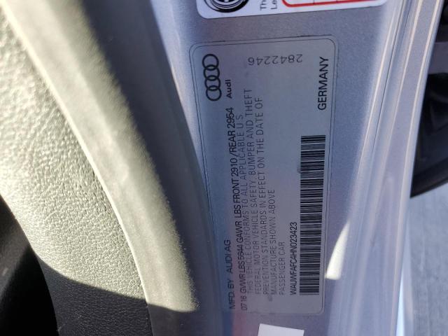 2017 AUDI S7 PREMIUM WAUWFAFC4HN023423