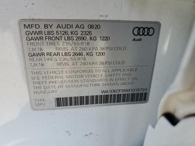 WA1DECF35M1015724 Audi Q3 PREMIUM 10