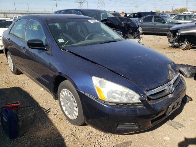 2007 Honda Accord Value Синий vin: 1HGCM56197A038637