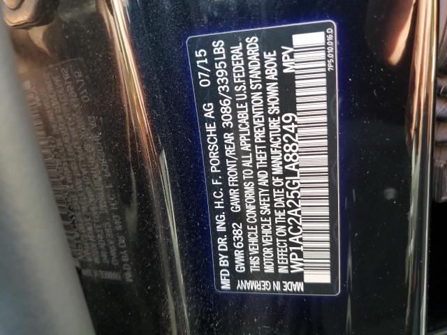 2016 PORSCHE CAYENNE TU WP1AC2A25GLA88249