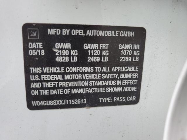 2018 BUICK REGAL TOUR W04GU8SXXJ1152613