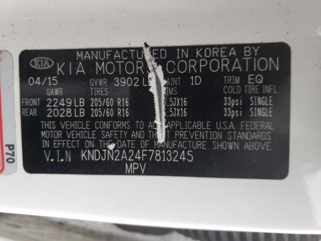 KNDJN2A24F7813245 KIA Soul