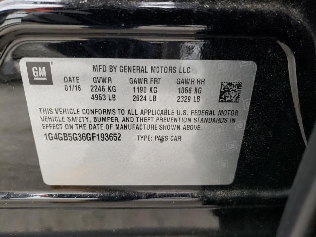 1G4GB5G36GF193652 Buick Lacrosse