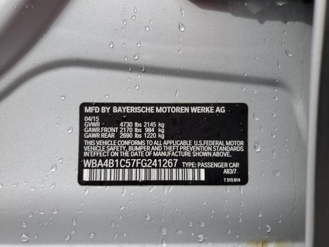 2015 BMW 435 I GRAN WBA4B1C57FG241267