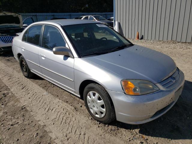 Salvage cars for sale from Copart Midway, FL: 2002 Honda Civic LX