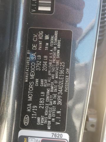 2020 KIA FORTE GT L - 3KPF34AD2LE196125