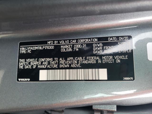 2020 VOLVO S90 T6 OCE LVYA22MT8LP176300