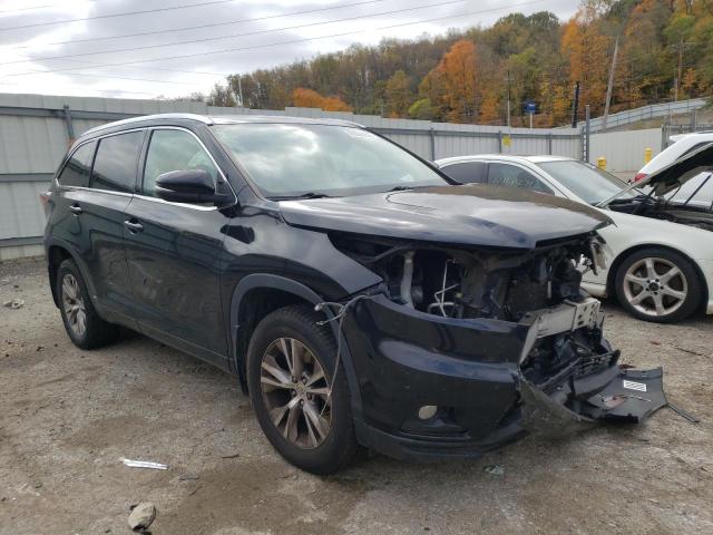 Salvage cars for sale at West Mifflin, PA auction: 2014 Toyota Highlander