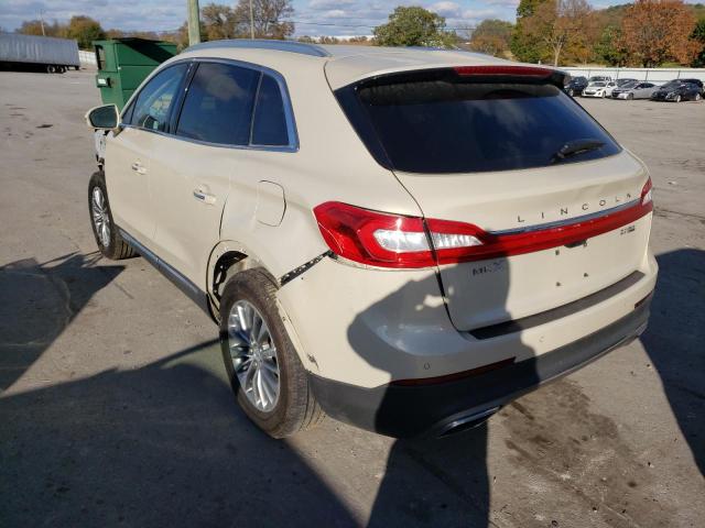 2016 LINCOLN MKX SELECT 2LMTJ8KP3GBL36009