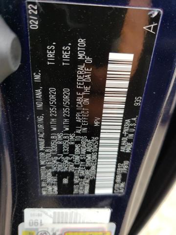 2022 TOYOTA SIENNA XSE 5TDDRKEC9NS104576