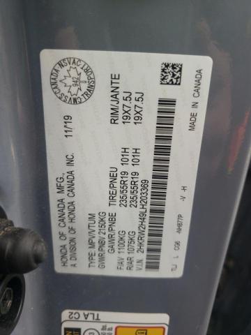 2020 HONDA CR-V SPORT 2HKRW2H49LH203369