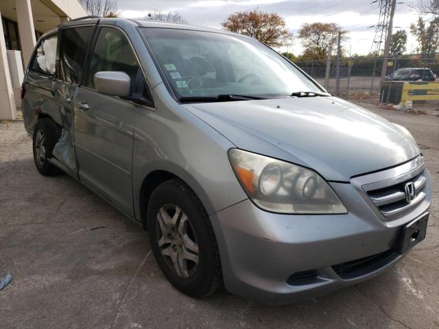 Salvage cars for sale from Copart Wheeling, IL: 2006 Honda Odyssey EX