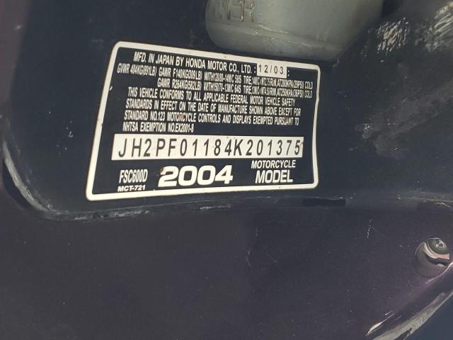 2004 HONDA FSC600 D JH2PF01184K201375