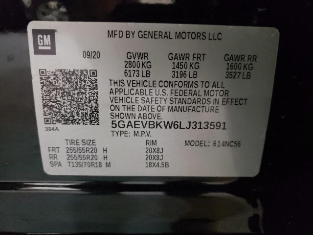 2020 BUICK ENCLAVE PR 5GAEVBKW6LJ313591