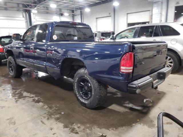 2000 DODGE DAKOTA VIN: 1B7GG22N9YS538629
