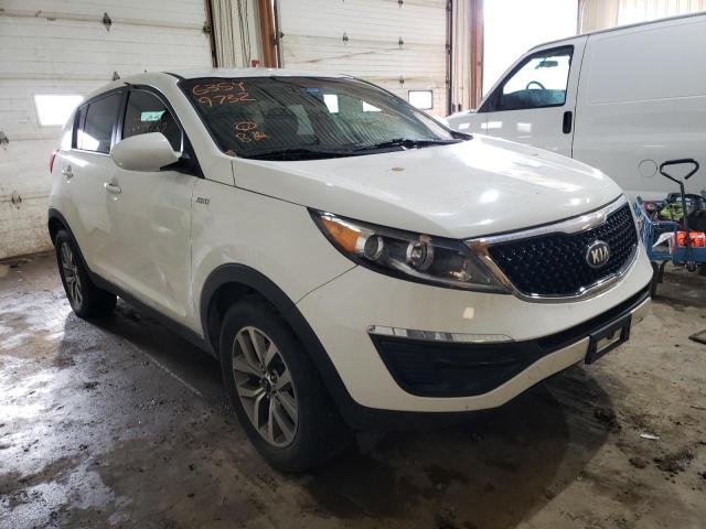 Salvage cars for sale from Copart Lyman, ME: 2016 KIA Sportage L