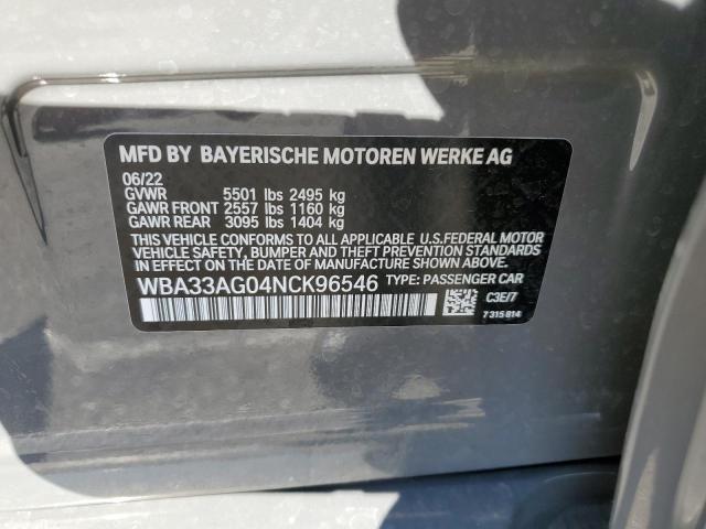 2022 BMW 530XE WBA33AG04NCK96546